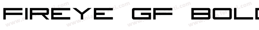 Fireye GF Bold字体转换